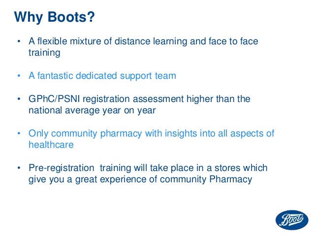 Pre,registration 2018 training with Boots